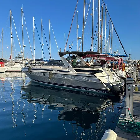 Boat In Puerto De Mogan Hotel Exterior photo